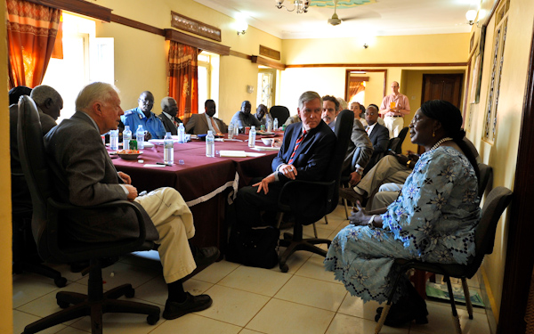President Carter meets Sudan's High Election Committee