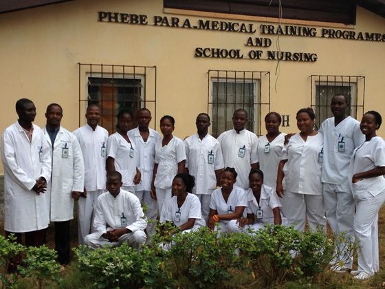 Carter center-trained mental health clinicians in Liberia.