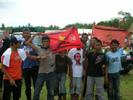 A campaign rally of PRA in Pidie Jaya district. 