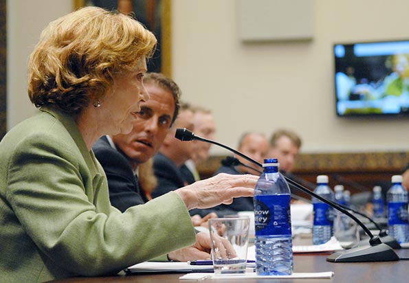 Continuing the fight for mental health care, on July 10, 2007, Rosalynn Carter testified before a U.S. House of Representatives subcommittee in favor of the Wellstone Domenici Mental Health Parity and Addiction Equity Act, calling for mental illnesses to be covered by insurance on par with physical illnesses.